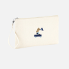 Trousse personnalisable lapin - carriole bleu