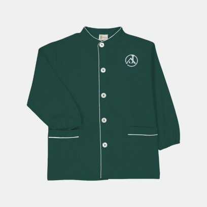 NOUVEAUTE 2024 Jeanne d'arc Saint Maur des Fossés - Tablier garçon, col mao – Vert