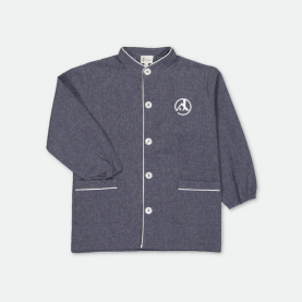 Jeanne d'arc Saint Maur des Fossés - Tablier garçon, col mao – Jean