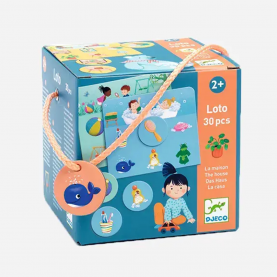 Loto Dans la maison de la collection jeux éducatifs de la marque Le Tablier Bobine.