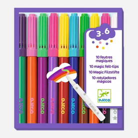 10 feutres magiques de la collection Les couleurs des grands de la marque Le Tablier Bobine.