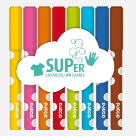 8 feutres pour les petits de la collection Les couleurs des petits de la marque Le Tablier Bobine