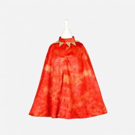 Cape réversible chevalier dragon rouge