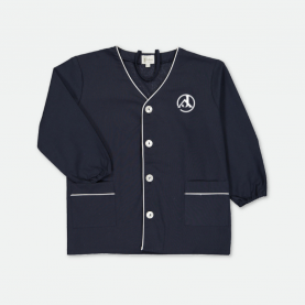 Jeanne d'arc Saint Maur des Fossés - Tablier mixte, col V– Marine