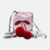 Sac à cordonnet Rose - Cerise Pompon