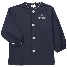 St Joseph maternelle & primaire - Tablier mixte marine, brodé au logo
