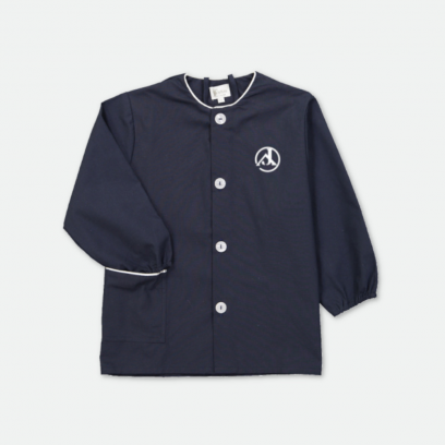 Jeanne d'arc Saint Maur des Fossés - Tablier mixte, col rond– Marine