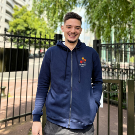 NOUVEAUTE 2025 - La Trinité - Gilet capuche zippé, marine