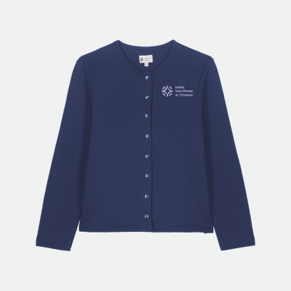 St Thomas de Villeneuve - Gilet pressions - Bleu Impérial