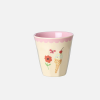 Petit gobelet glace italienne rose pâle