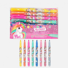 Feutres pailletés couleurs 