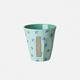 Gobelet Alphabet Lettre I étoiles