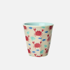 Petit gobelet imprimé crabe