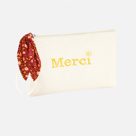 Trousse brodée  