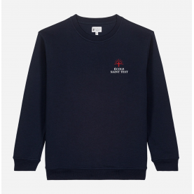 Ecole Saint-Test - Sweat col rond mixte brodé au logo – Marine
