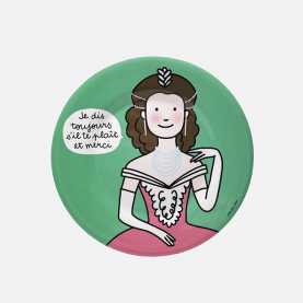 Assiette à dessert Princesse -