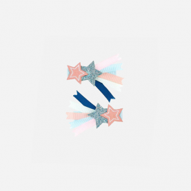 Barrettes étoiles scintillantes 