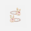 Barrettes lapin pailletées rose