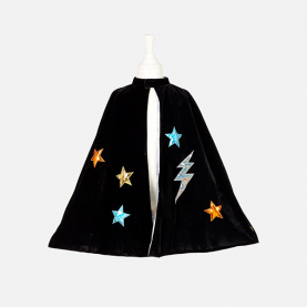Cape de Super Héro -Noir étoilé