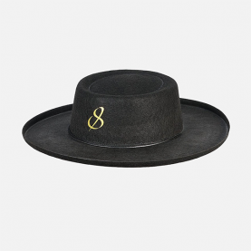 Chapeau de Zorro noir