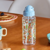 Gourde enfant en plastique - Happy forest blue
