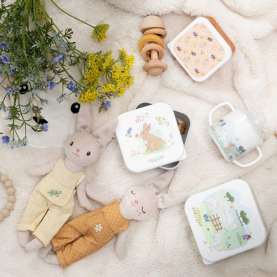 Boîte à goûter lapinou mouton 