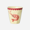 Petit gobelet enfant crevette rouge