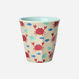Petit gobelet imprimé crabe
