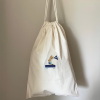 Sac de change lapin carriole personnalisable