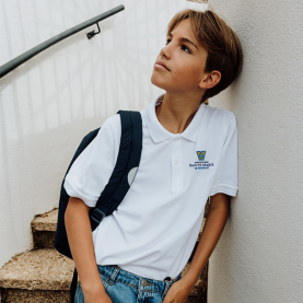 Sainte Marie Le Bourget - Polo manches courtes, blanc