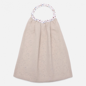 Serviette de table maternelle couleur biscuit vanillé/beige