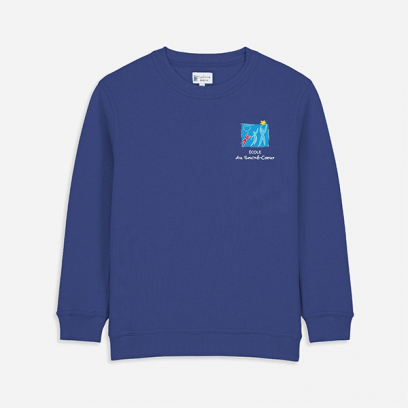 Ecole Sacré-Coeur - Sweat col rond - Bleu Impérial