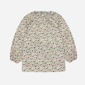 Blouse maternelle sans boutons fleurie