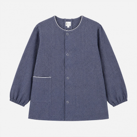 NOUVEAUTE - Tablier à pressions bleu jean Fred