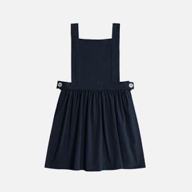 Tablier enfant chasuble marine de la marque Le Tablier Bobine.
