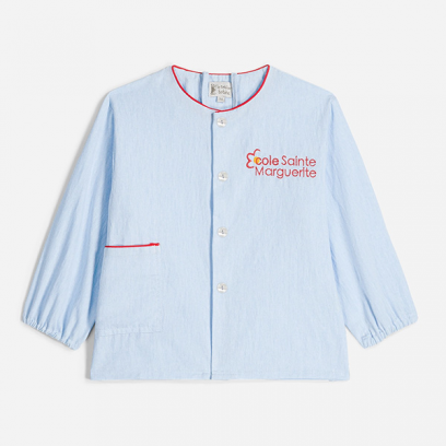 Modèle Fred, Ste Marguerite - Ciel à passepoil rouge