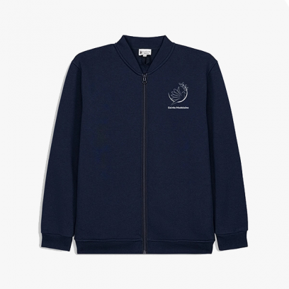 Sainte Madeleine Reims - Gilet Teddy Zippé – Marine