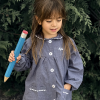 Tablier enfant bleu jean Justine