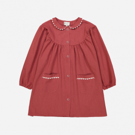 Tablier à pressions Grenat Justine