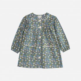 Tablier enfant fille fleuri de la marque Le Tablier Bobine.