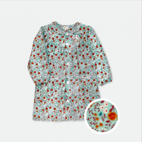 Jeanne d'arc Saint Maur des Fossés - Tablier fille, col Claudine – Florence fleuri