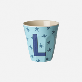 Gobelet Alphabet Lettre L étoiles