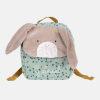 Sac à dos maternelle lapin sauge - Personnalisation + 13€ incluse dans le prix