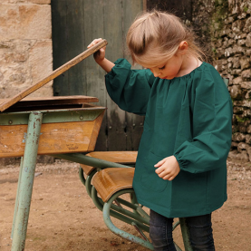 Blouse maternelle Pomme vert