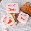Set de 3 boîtes à goûter - Licorne