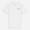 Polo manches courtes femme, blanc