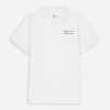 Polo manches courtes mixte blanc 