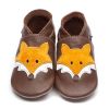 Chaussons marron - Renard