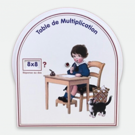 Disque de multiplication - garçon - jeu éducatif primaire