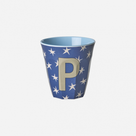 Gobelet Alphabet Lettre P étoiles